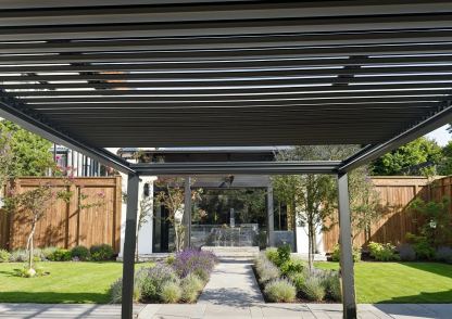 Neptune 4 x 3m LED Retractable Roof Gazebo