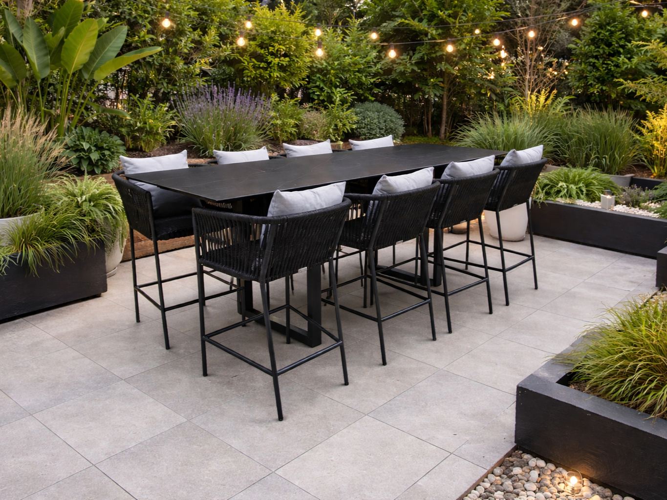 Aruba 8 Chair Bar Dining Set 