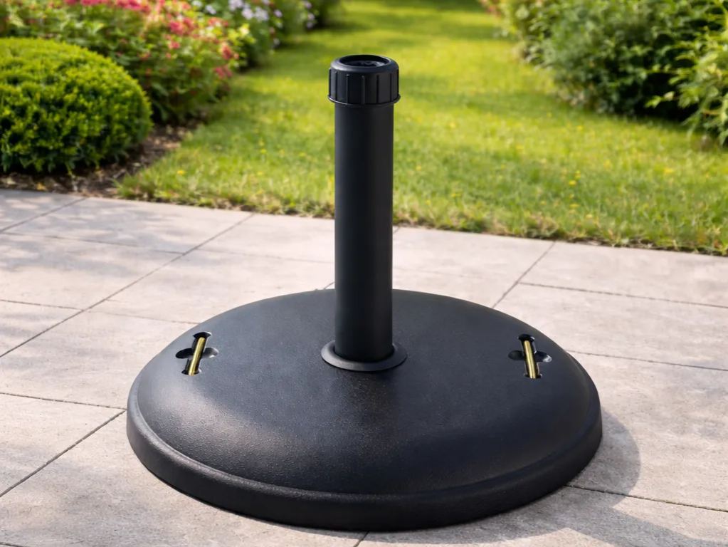 Parasol Base Concrete 22kg | White and Black