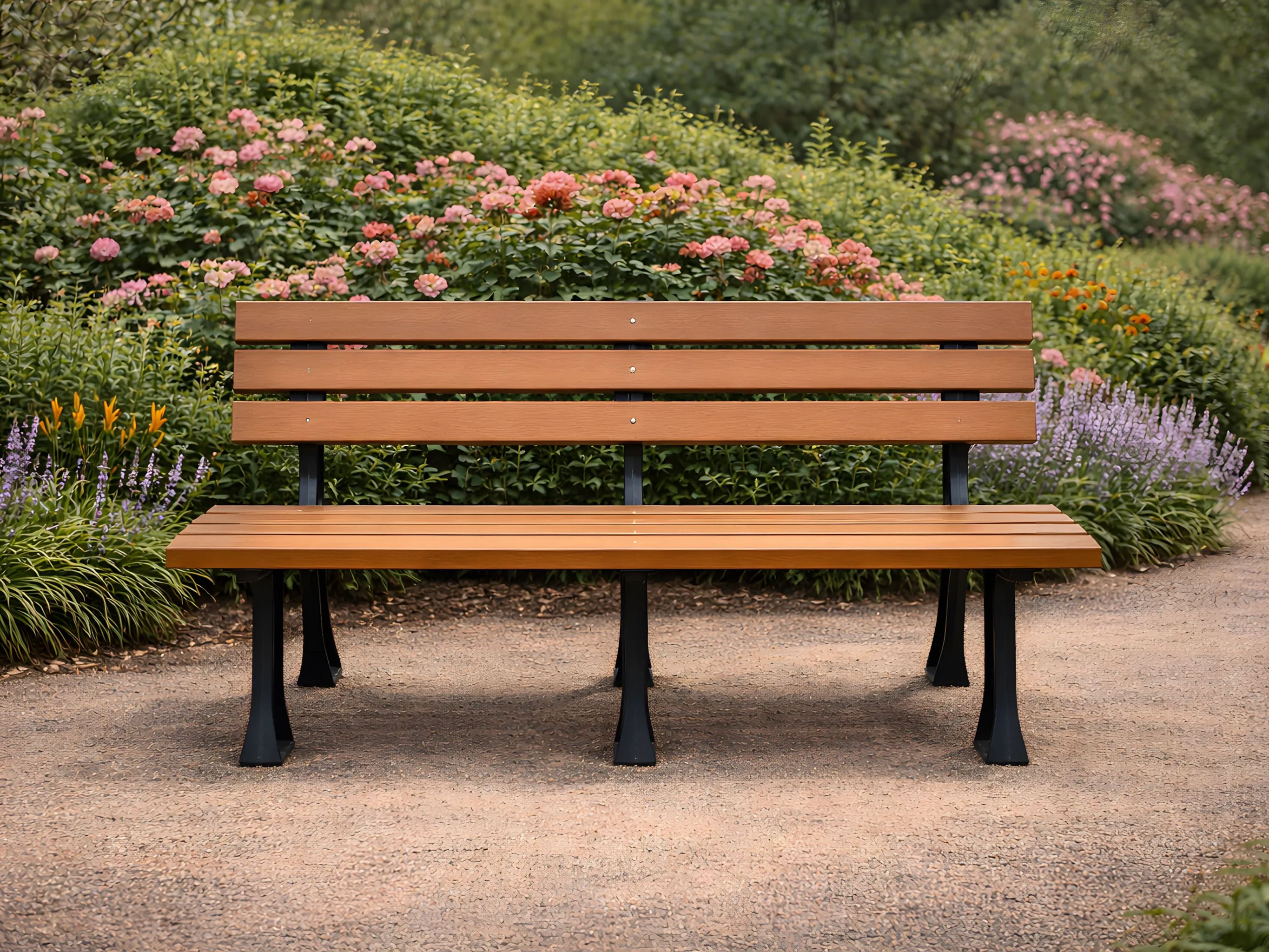 Eco Wood Effect Garden Bench | 1.5m