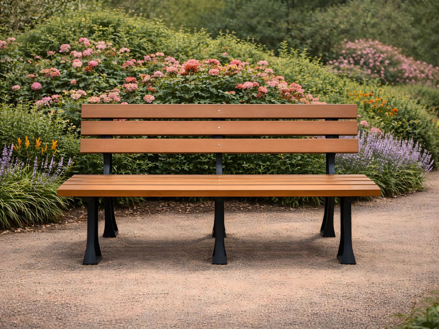Eco Wood Effect Garden Bench | 1.5m