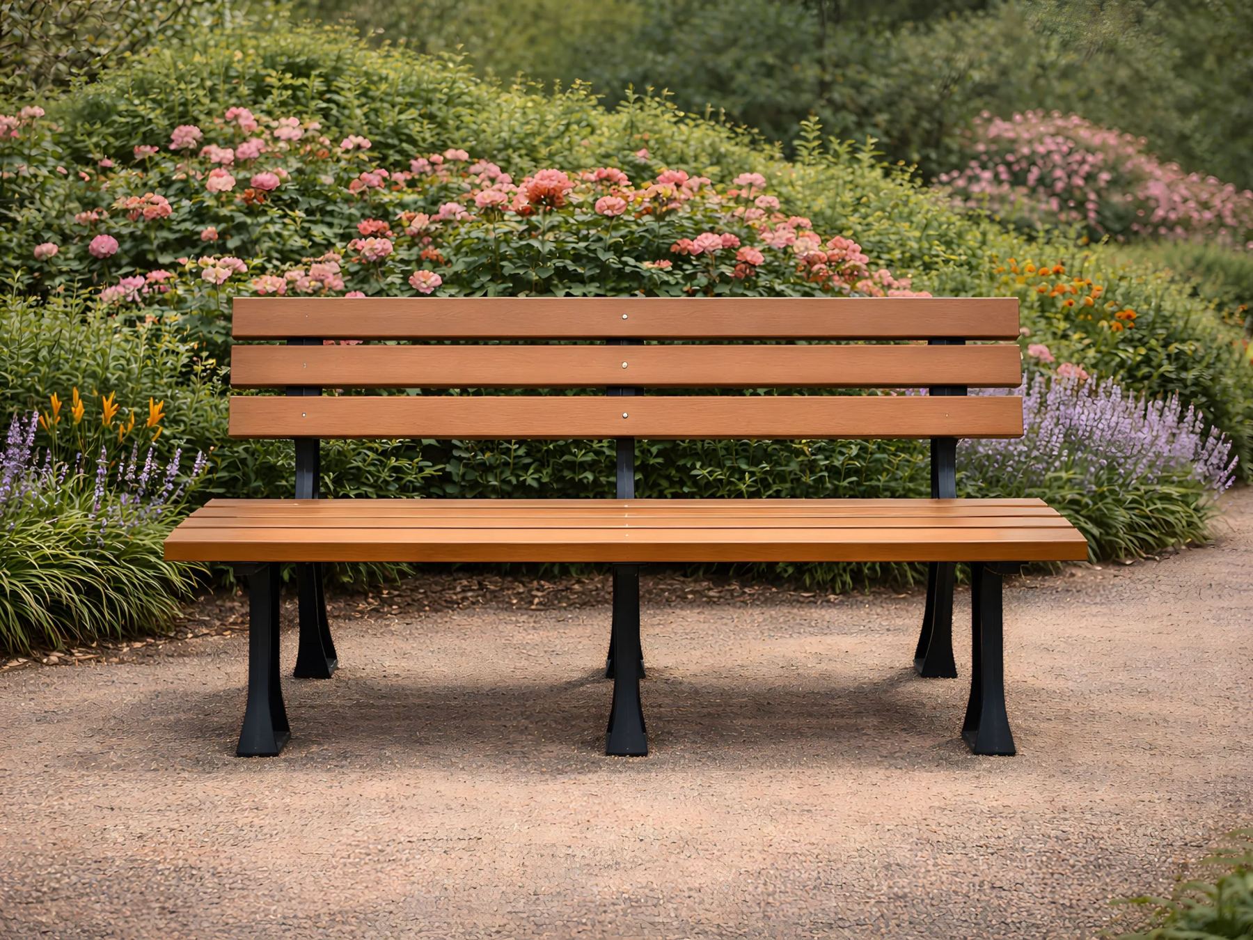 Eco Wood Effect Garden Bench | 1.5m