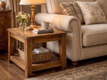 York Reclaimed Teak Side Table