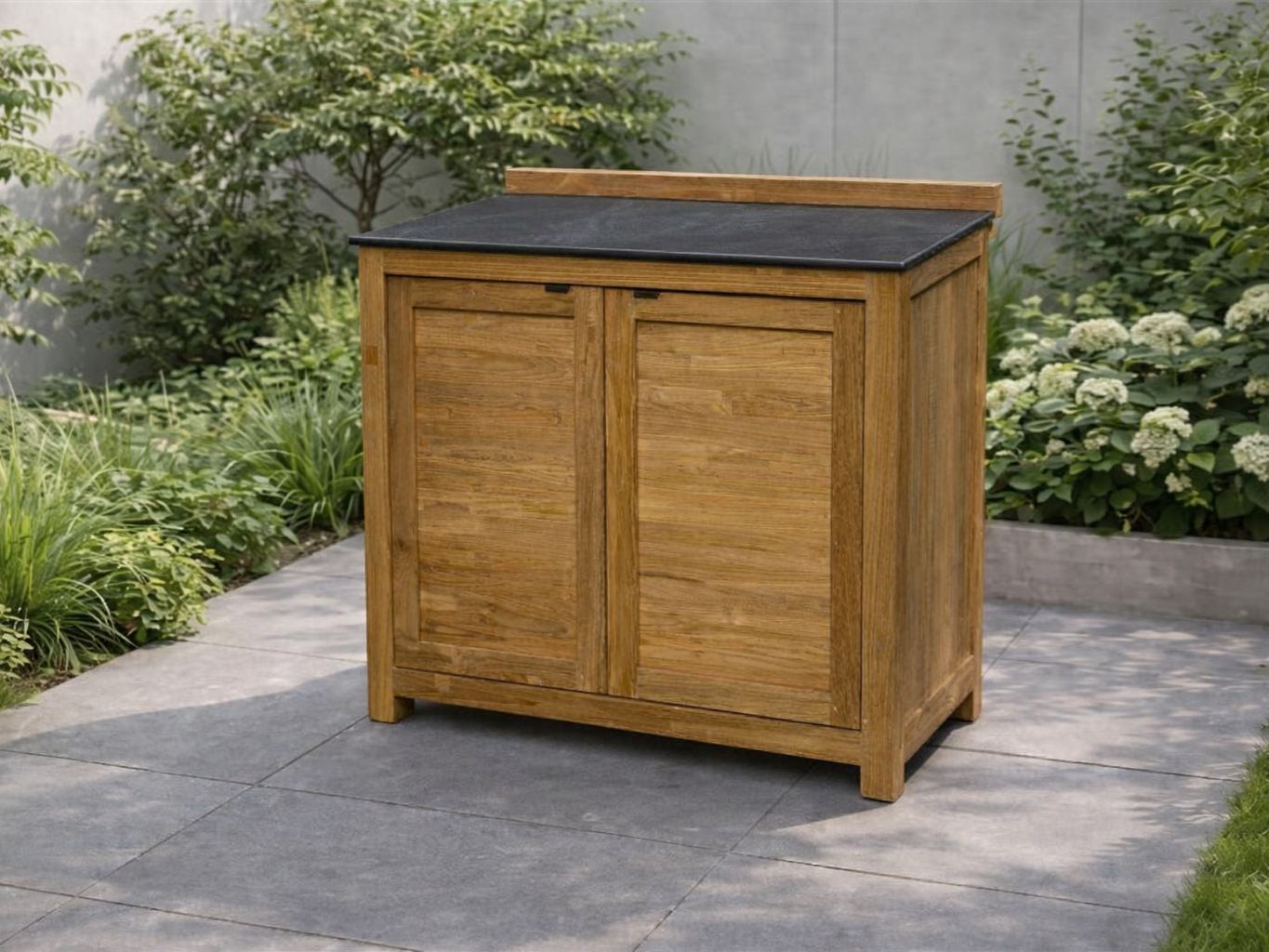Bari Teak Outdoor Kitchen Set 3