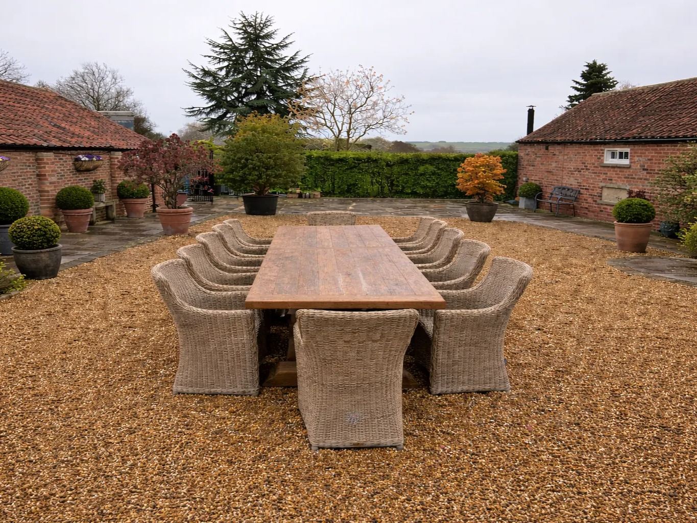 Valencia 12 Chair Dining Set