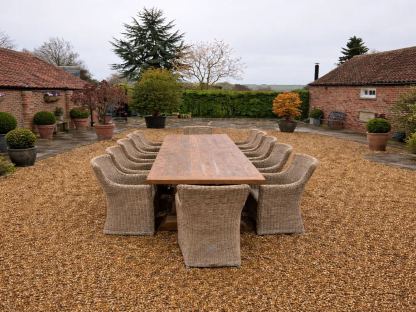 Valencia 12 Chair Dining Set