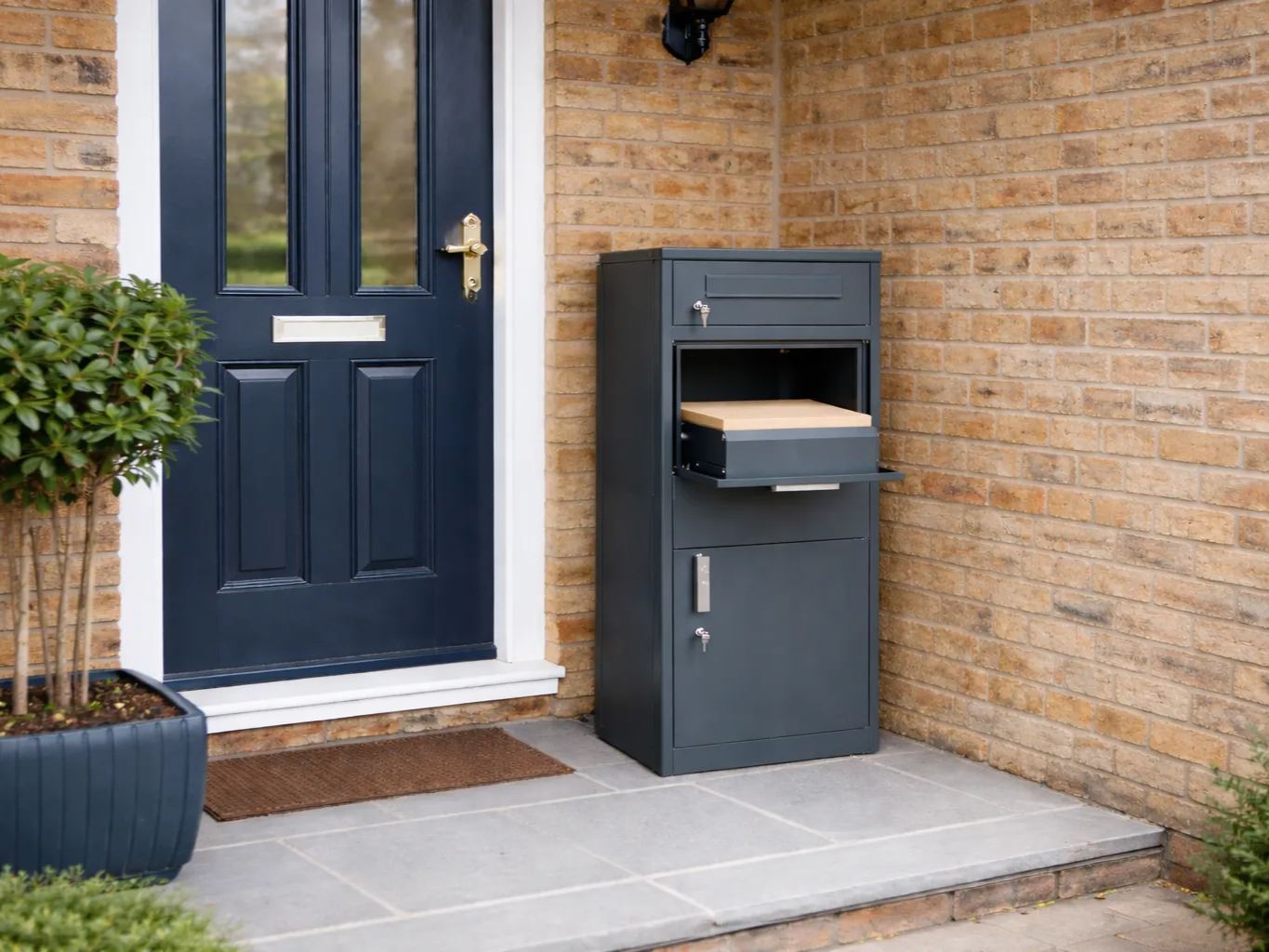 Anthracite Parcel And Letter Box | Pre-Order