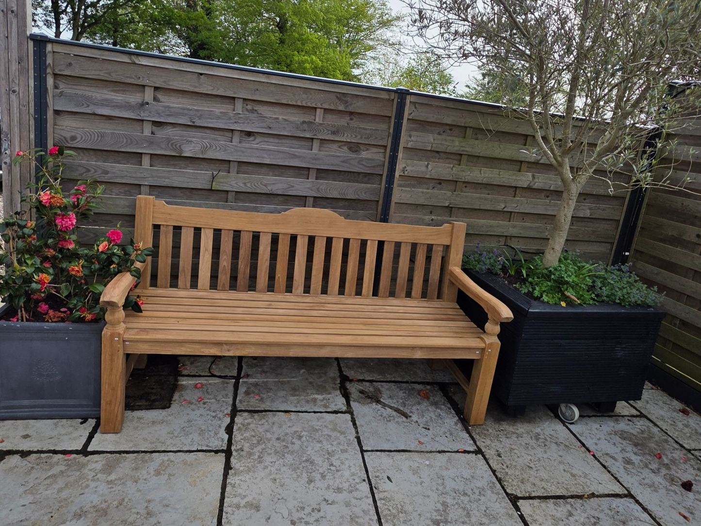 Teak Windsor Bench 1.8m