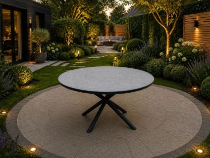 Santiago 1.5m Dining Table with Lazy Susan
