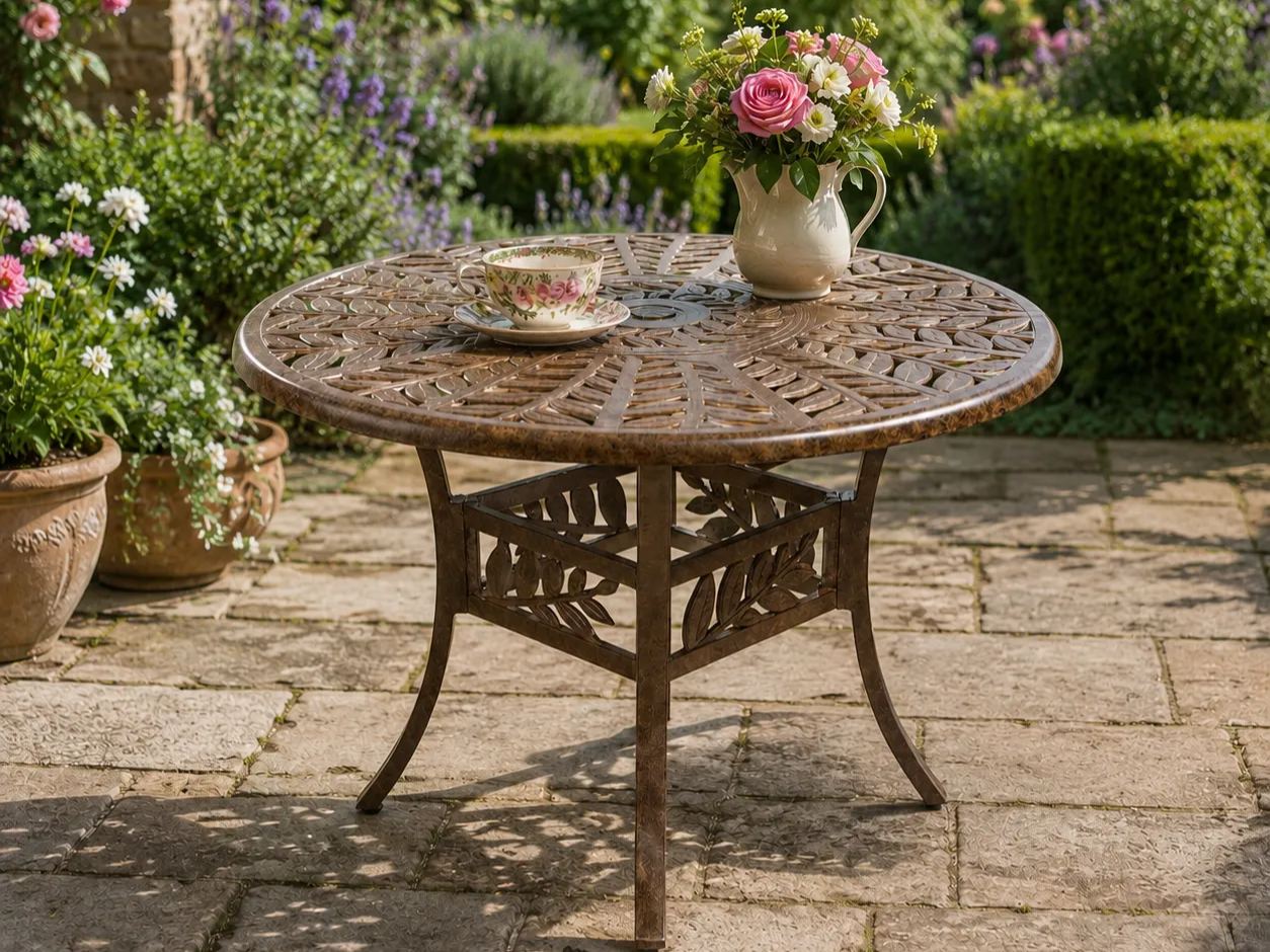 Leaf 106cm dia table
