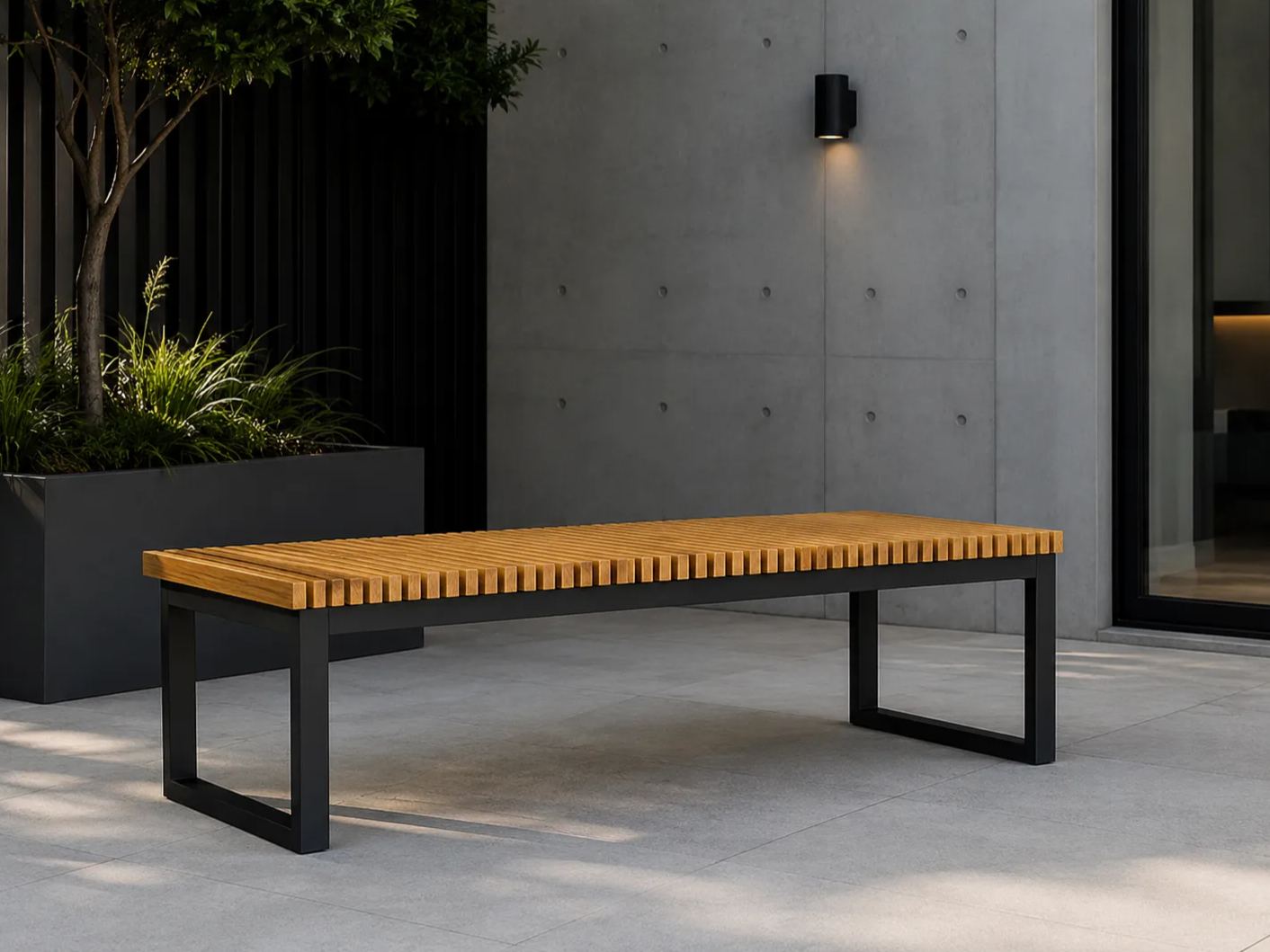 Mandalay Straight Backless Bench | FSC® Certified 