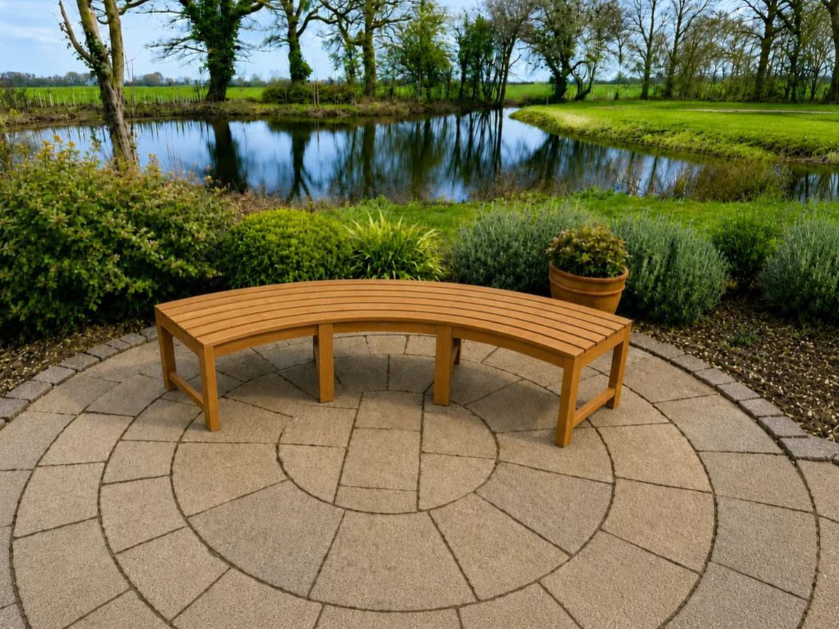 Curved Backless Bench | FSC® Certified