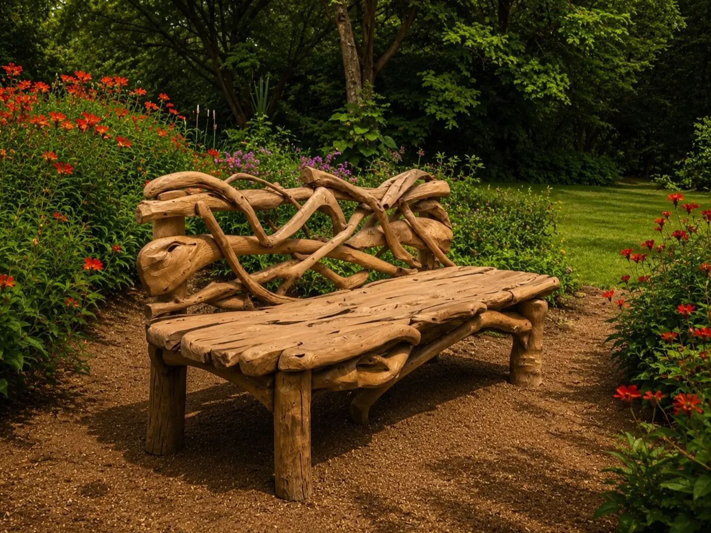 Forest Teak Bench 