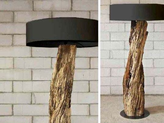 Kenyon Floor Lamp-Garden Furniture Centre-Root,MidInstock,instock,MidRange,Accessories,Conservatory,Reclaimed Furniture,Indoor Accessories,Indoor Lighting,Teak,Lights-{collection_title}