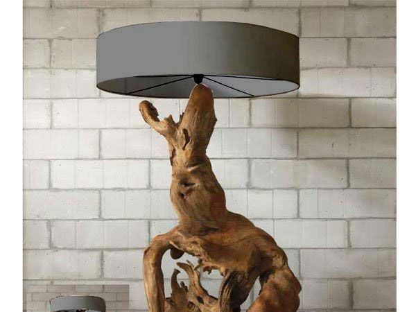 Rustic Root Floor Lamp-Garden Furniture Centre-Root,MidRange,Accessories,Conservatory,Reclaimed Furniture,Indoor Accessories,Indoor Lighting,Teak,Lights-{collection_title}