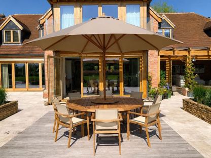 Bamboo 3.5m Parasol 