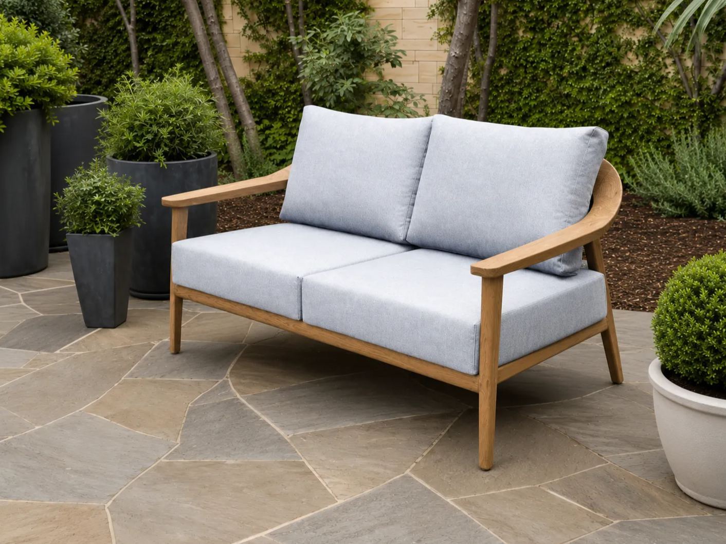 Veluta Curve 2 Seater Sofa | FSC® Certified