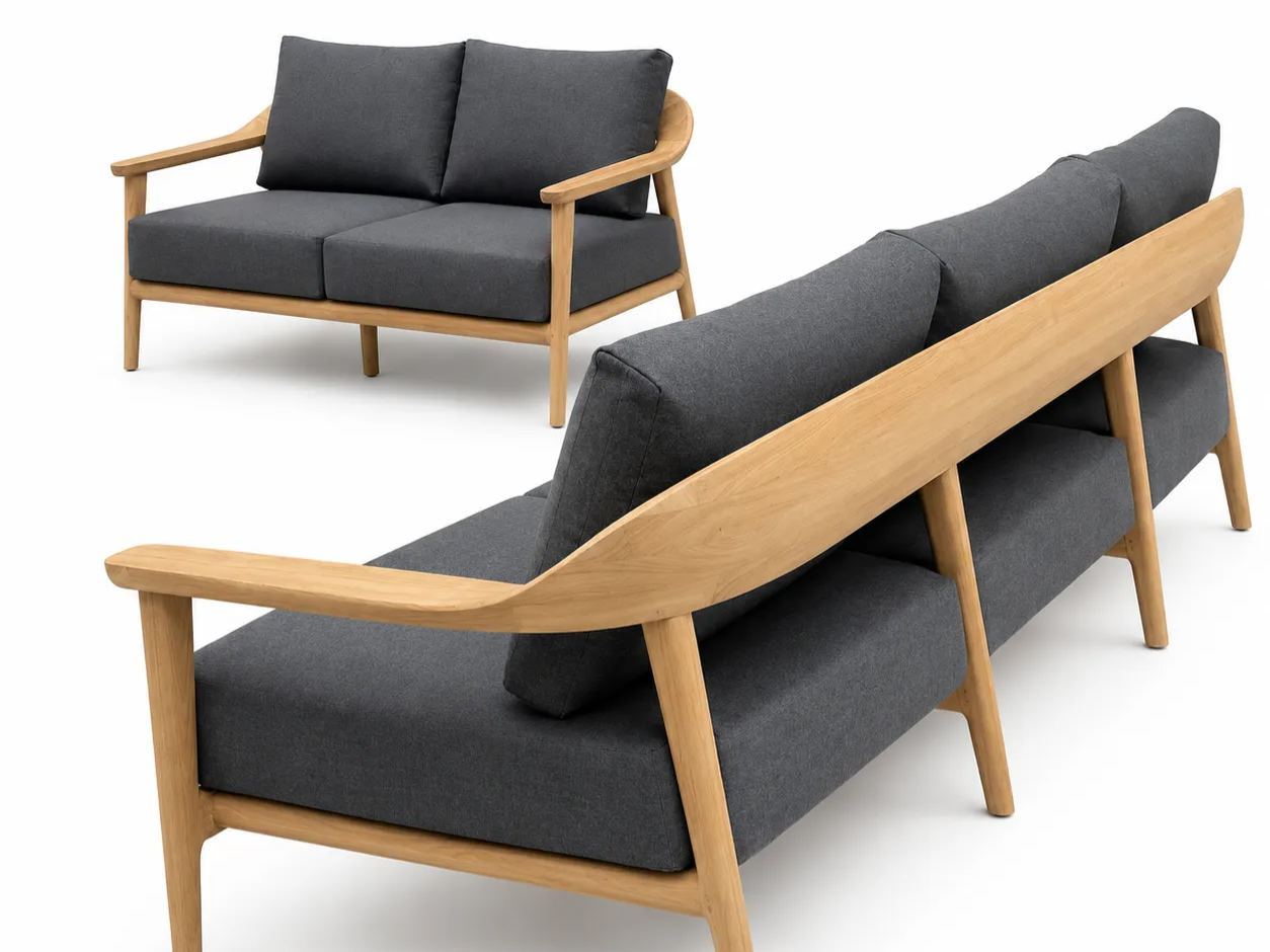 Veluta Curved Sofa Set | Ex- Display | FSC® Certified