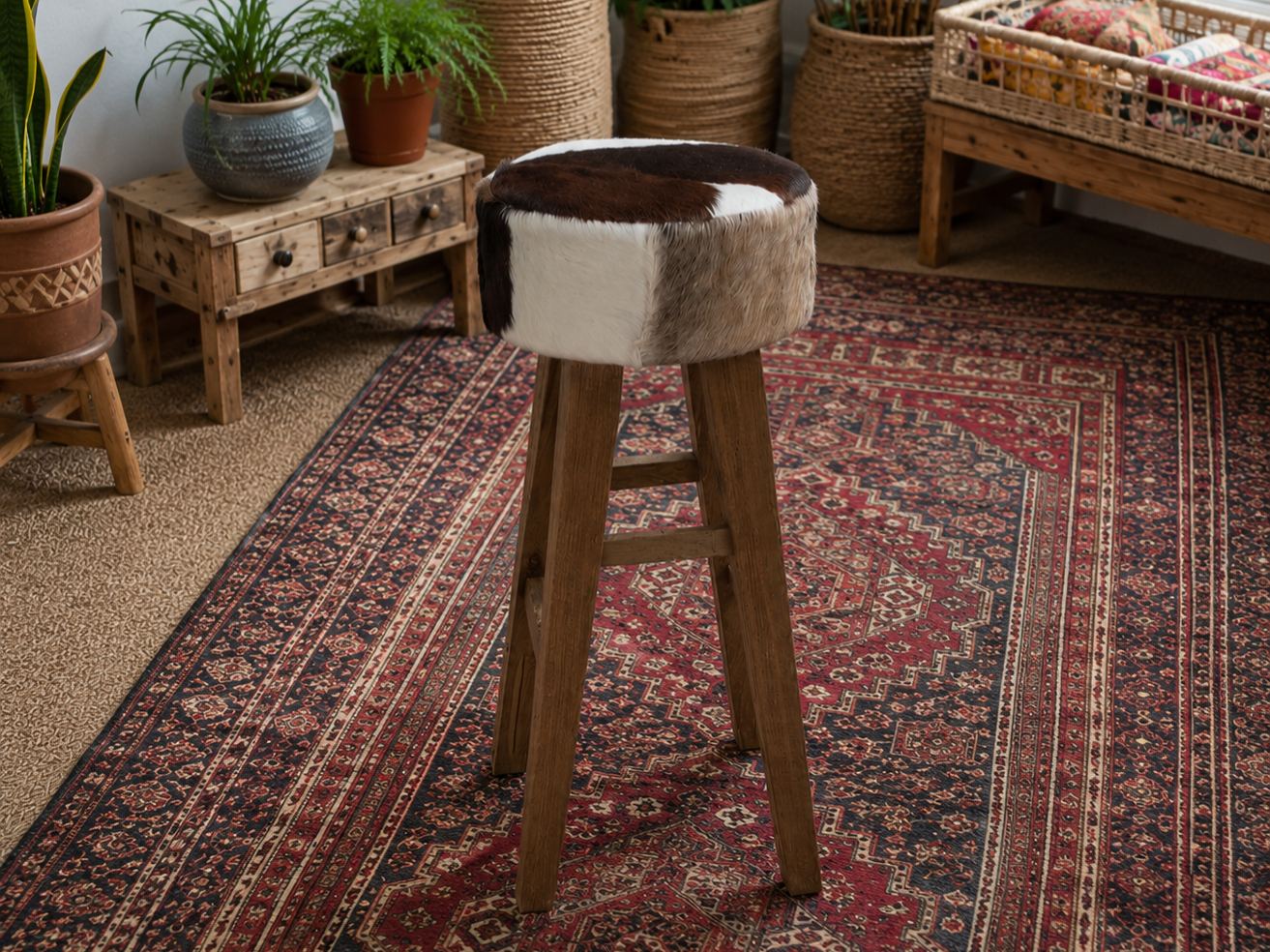 Shaggy Bar Stool 
