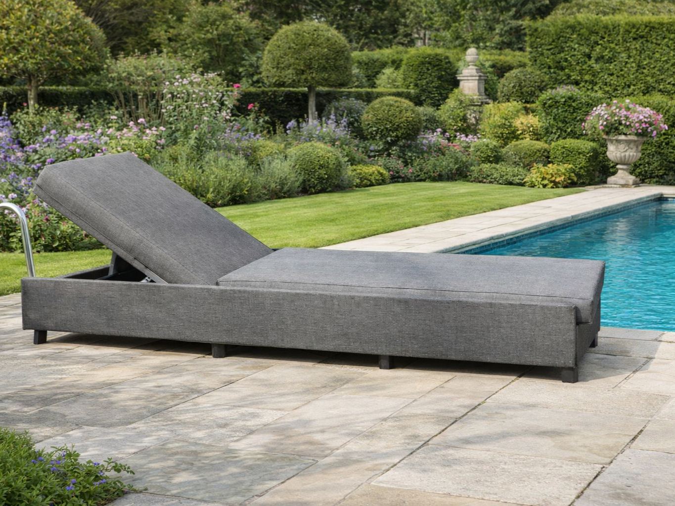 Sicilie Sun Lounger | Anthracite Frame 