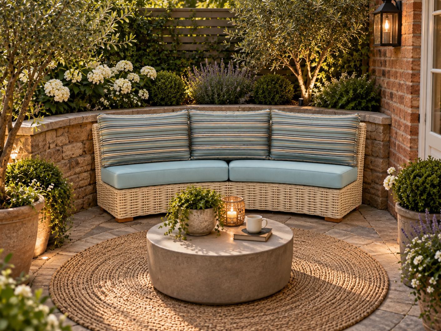 Armless Fiji Curved Sofa 
