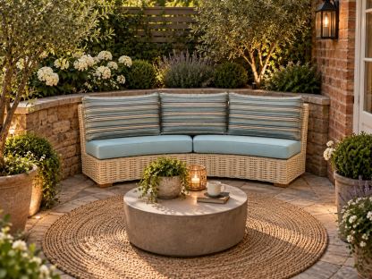 Armless Fiji Curved Sofa 