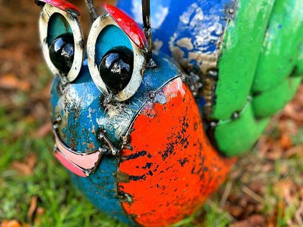 Sammy The Snail Planter-Garden Furniture Centre-48Hour Dispatch,LowRange,Ornaments,Accessories,Ranges,Animal Garden Ornaments,Think Outside Range,Metal Garden Ornaments,Garden Planters,Think Outside Range Ranges,Ornaments Accessories-{collection_title}