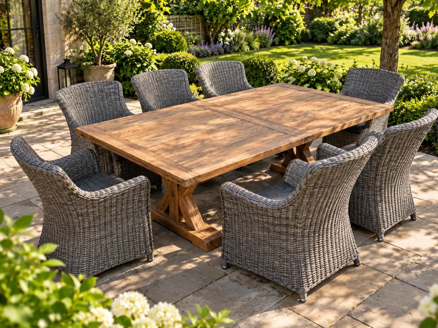 Valencia 8 Seville Chair Dining Set