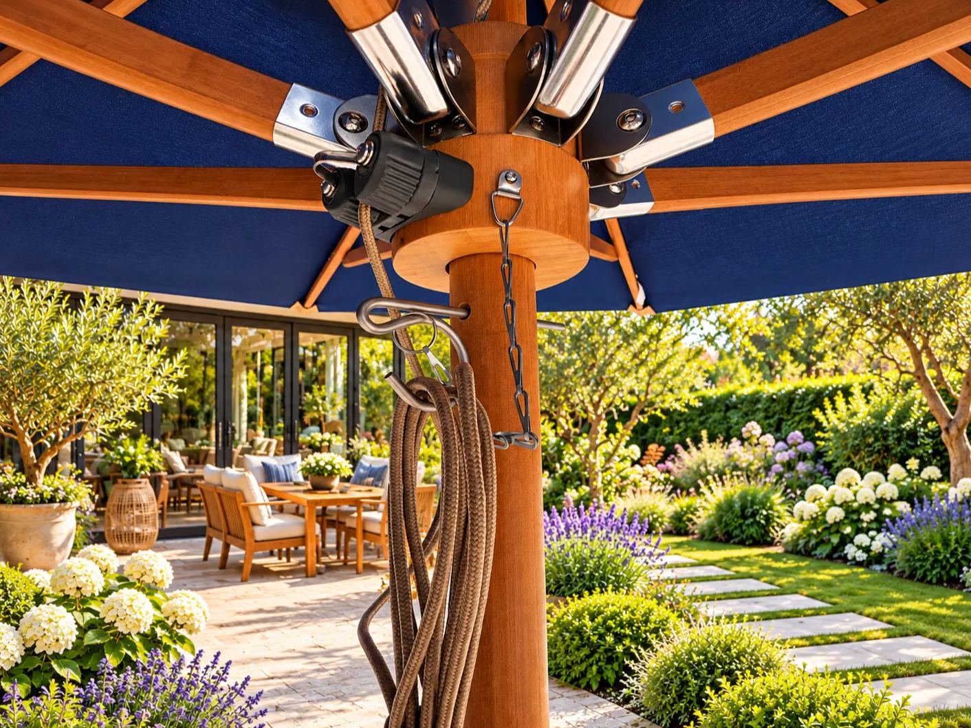 Bamboo 3m Parasol | September Offer