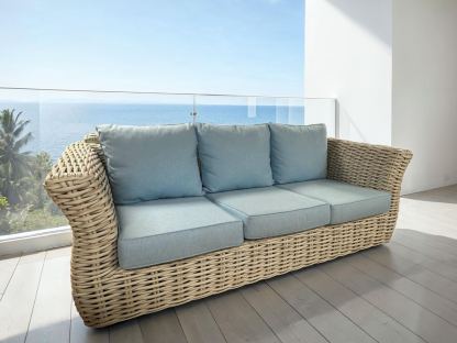 Fiji Wave 3 Seater Sofa-Garden Furniture Centre-HighRange,Outdoor Lounging,Outdoor Furniture,Rattan Furniture,Fiji Range,Fiji Wave,Rattan,Rattan Sofas,Fiji-{collection_title}