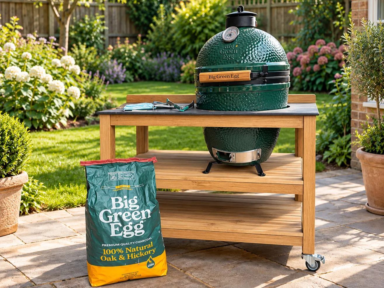 Big Green Egg with Bari Unit On Wheels | Bari | Ex-display