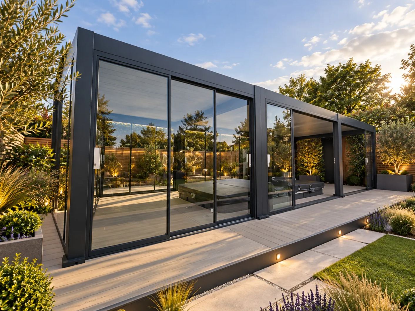 Mirage 8x4m Bioclimatic Pergola