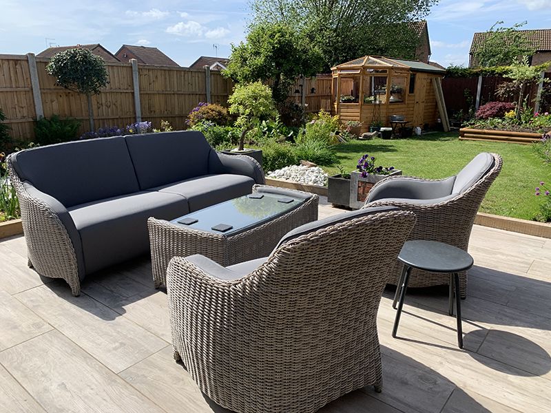 Meteor 3-Seater Sofa Suite -Garden Furniture Centre-HighRange,Outdoor Lounging,Outdoor Furniture,Rattan Furniture,Meteor Range,Lounge Suites & Sets-{collection_title}