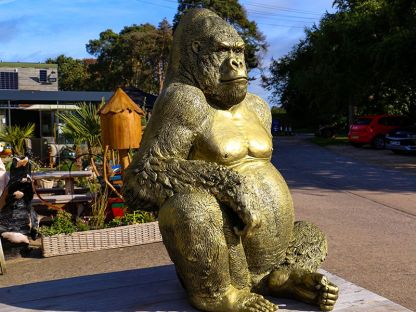 Gorilla Ornament | Gold | BLACK FRIDAY MONTH