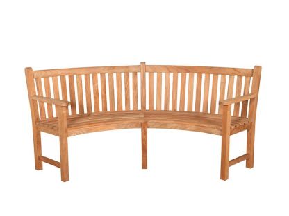Contour Curved Bench | With Arms