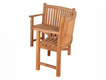 Contour Curved Bench | With Arms
