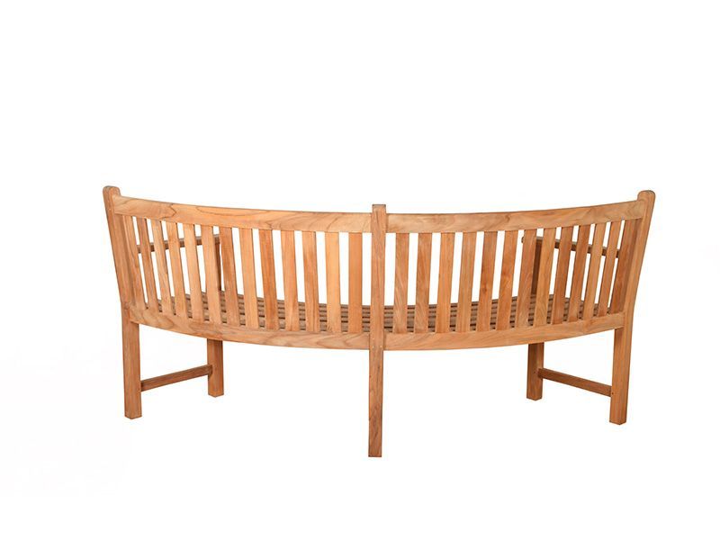 Contour Curved Bench | With Arms-Garden Furniture Centre-MidInstock,instock,MidRange,Benches,Teak Benches Benches,Curved Benches,Teak,Teak Benches-{collection_title}