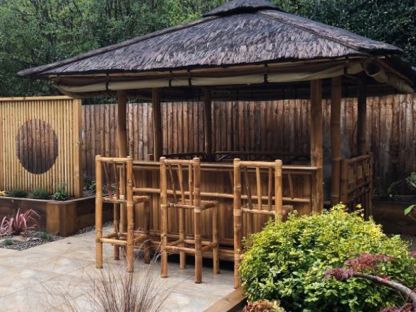 Bamboo Gazebo Bar