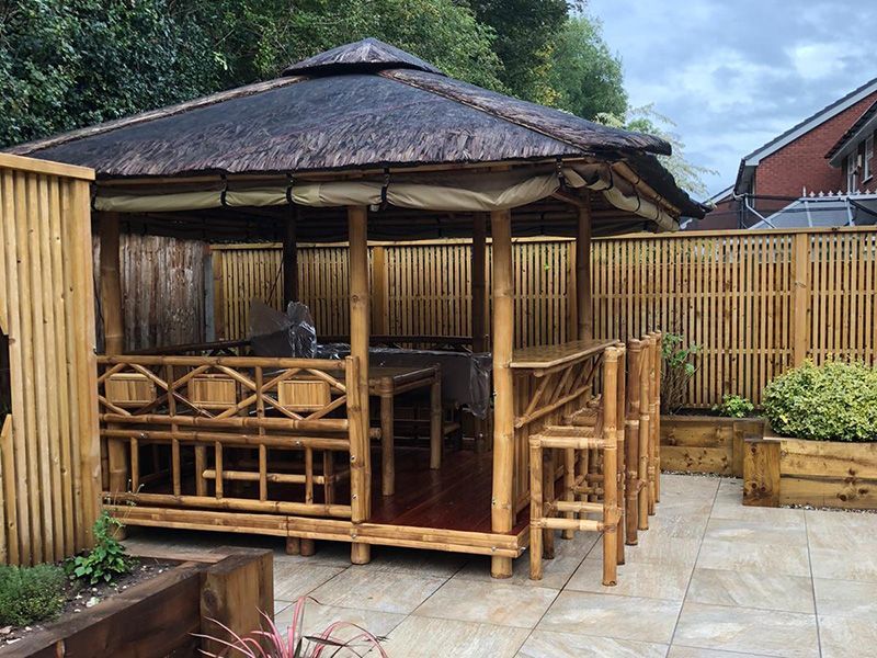 Bamboo Gazebo Bar