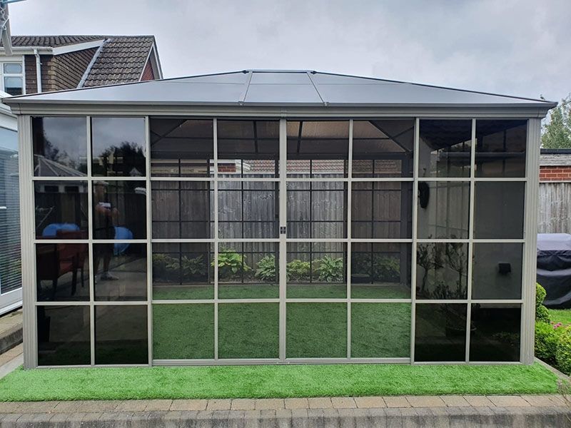 Four Seasons Screen House 3.65m x 4.3m | November Offers-Garden Furniture Centre-Free Install,HighRange,Monthly Offers,Sale,Screenhouse,Free Standing,Gazebos,Metal Gazebos,All Seasons Gazebos,All Seasons Gazebo Range,Garden Rooms Gazebos,All Seasons Range-{collection_title}