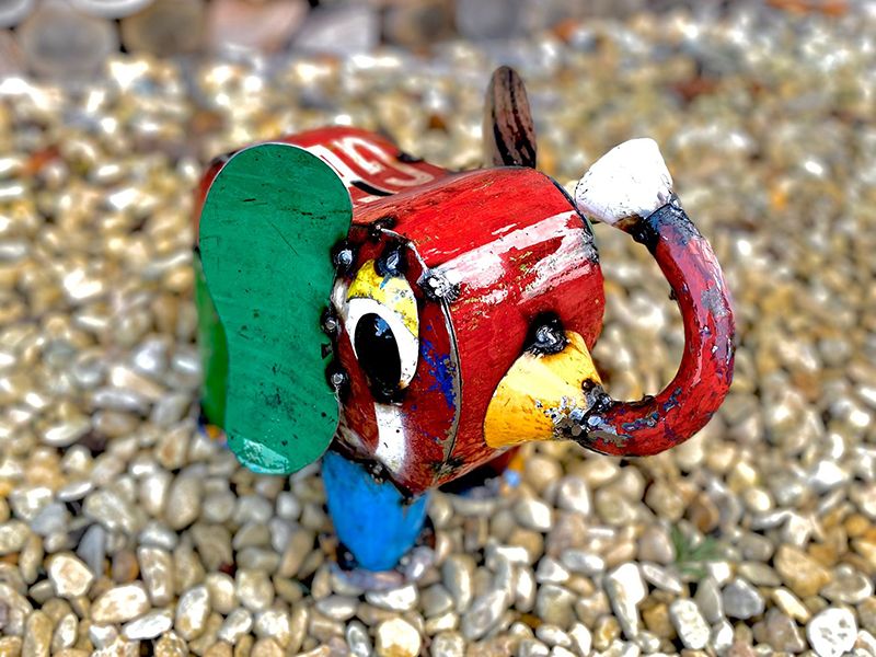 Ellie Money Bank -Garden Furniture Centre-48Hour Dispatch,LowRange,Under 100,Ornaments,Ranges,Animal Garden Ornaments,Think Outside Range,Metal Garden Ornaments,Think Outside Range Ranges,Gifts,Ornaments Accessories,Accessories-{collection_title}