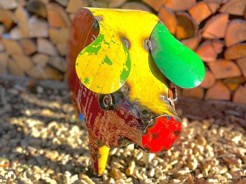 Barnyard Pig-Garden Furniture Centre-48Hour Dispatch,LowRange,Under 100,Ornaments,Ranges,Animal Garden Ornaments,Think Outside Range,Metal Garden Ornaments,Think Outside Range Ranges,Gifts,Ornaments Accessories,Accessories-{collection_title}