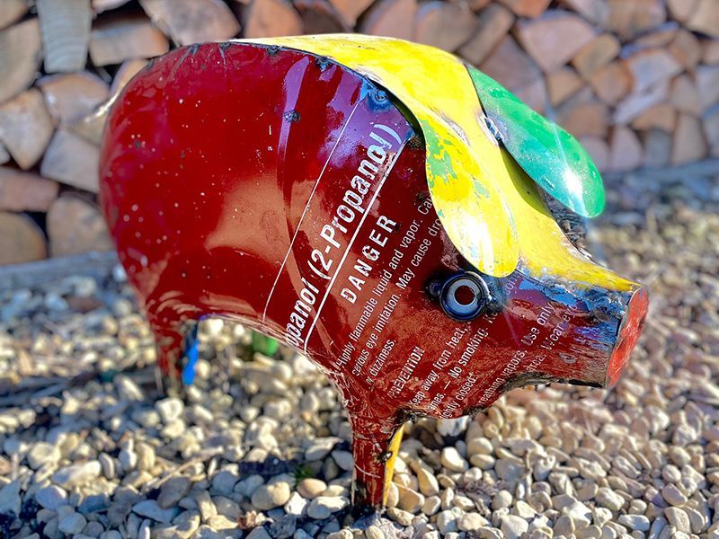 Barnyard Pig-Garden Furniture Centre-48Hour Dispatch,LowRange,Under 100,Ornaments,Ranges,Animal Garden Ornaments,Think Outside Range,Metal Garden Ornaments,Think Outside Range Ranges,Gifts,Ornaments Accessories,Accessories-{collection_title}