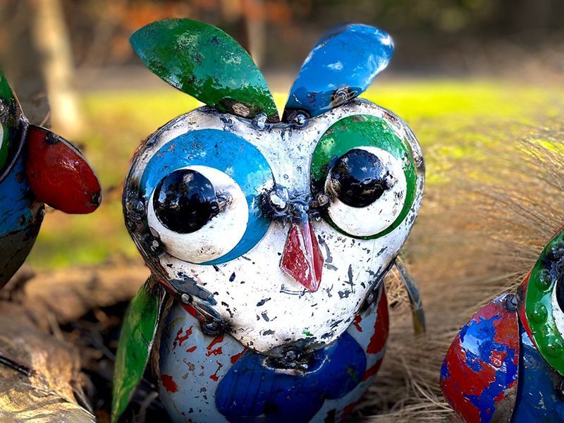 Owl Trio -Garden Furniture Centre-48Hour Dispatch,LowRange,Ornaments,Ranges,Animal Garden Ornaments,Think Outside Range,Metal Garden Ornaments,Think Outside Range Ranges,Ornaments Accessories,Accessories-{collection_title}