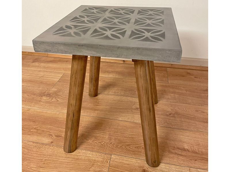 Consuela Concrete Side Table -Garden Furniture Centre-LowRange,Side Table,Conservatory,Indoor Accessories-{collection_title}