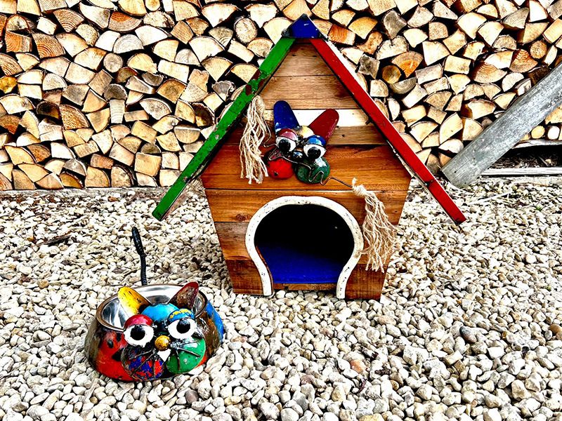 Cat Scratch Palace and Bowl