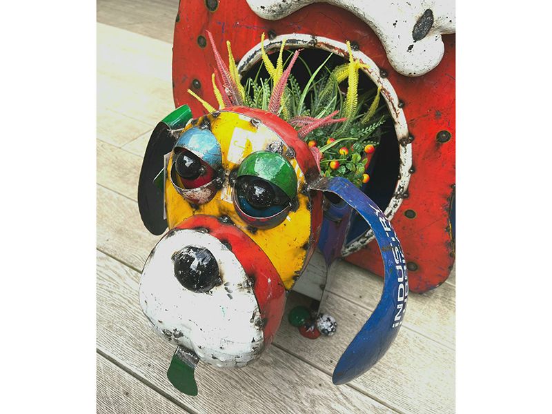 Hound Dog Planter