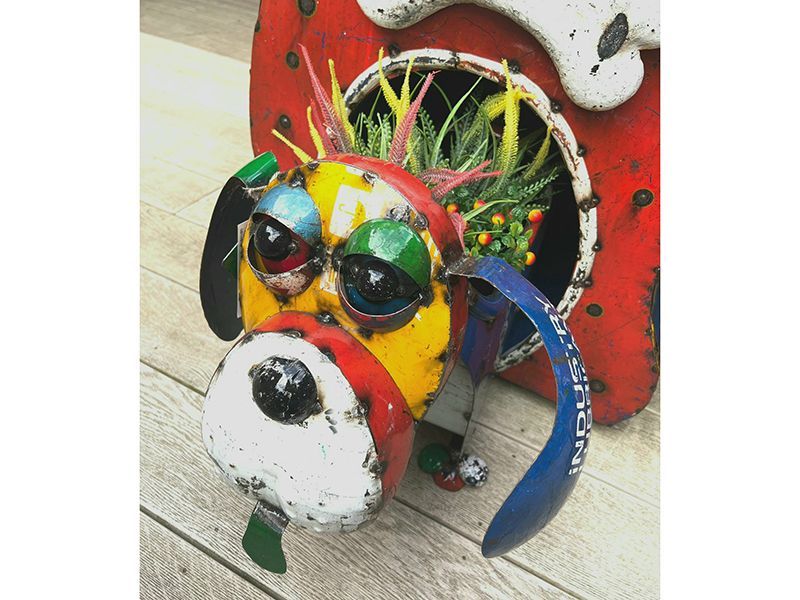 Hound Dog Planter-Garden Furniture Centre-48Hour Dispatch,LowRange,Ornaments Accessories,Ornaments,Accessories,Ranges,Animal Garden Ornaments,Think Outside Range,Metal Garden Ornaments,Garden Planters,Think Outside Range Ranges-{collection_title}