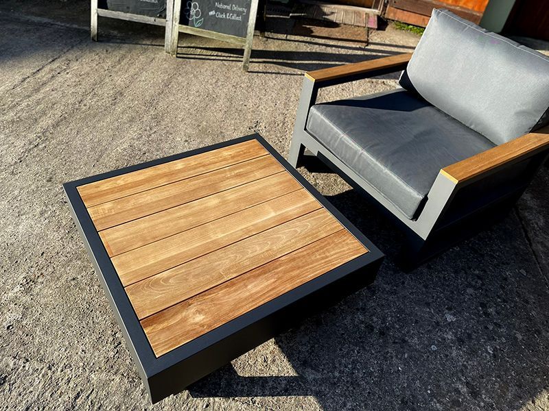 St.Lucia Modular Coffee Table with Teak Top
