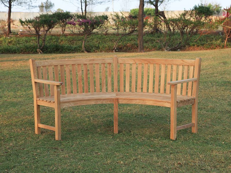 Contour Curved Bench | With Arms